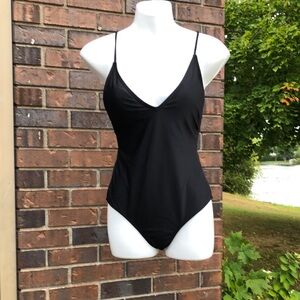 Elegant Black One-Piece Swimsuit